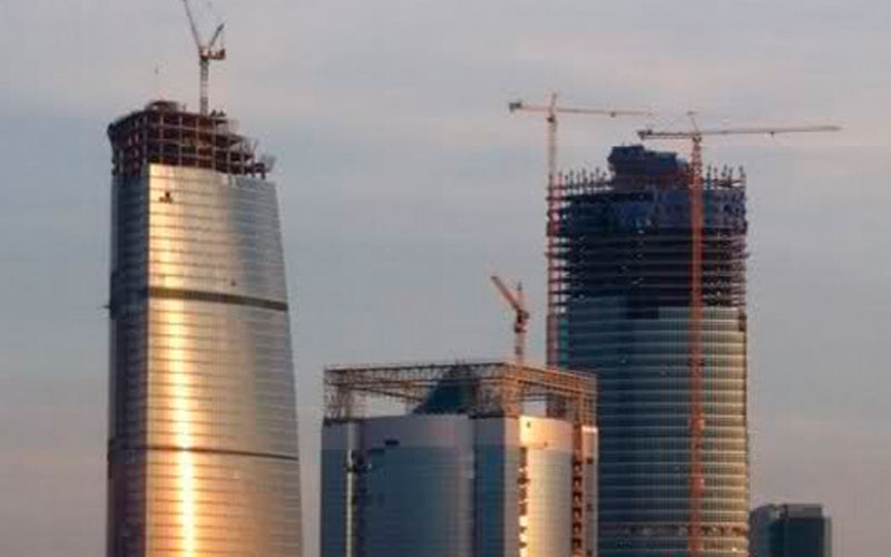 Наш проект - МОНТАЖ ФАХВЕРКОВЫХ КОЛОН,БАЛОК ММДЦ МОСКВА-СИТИ